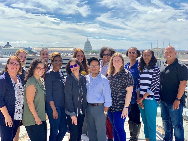 2018 CCD Board on the roof of 111 K St Building